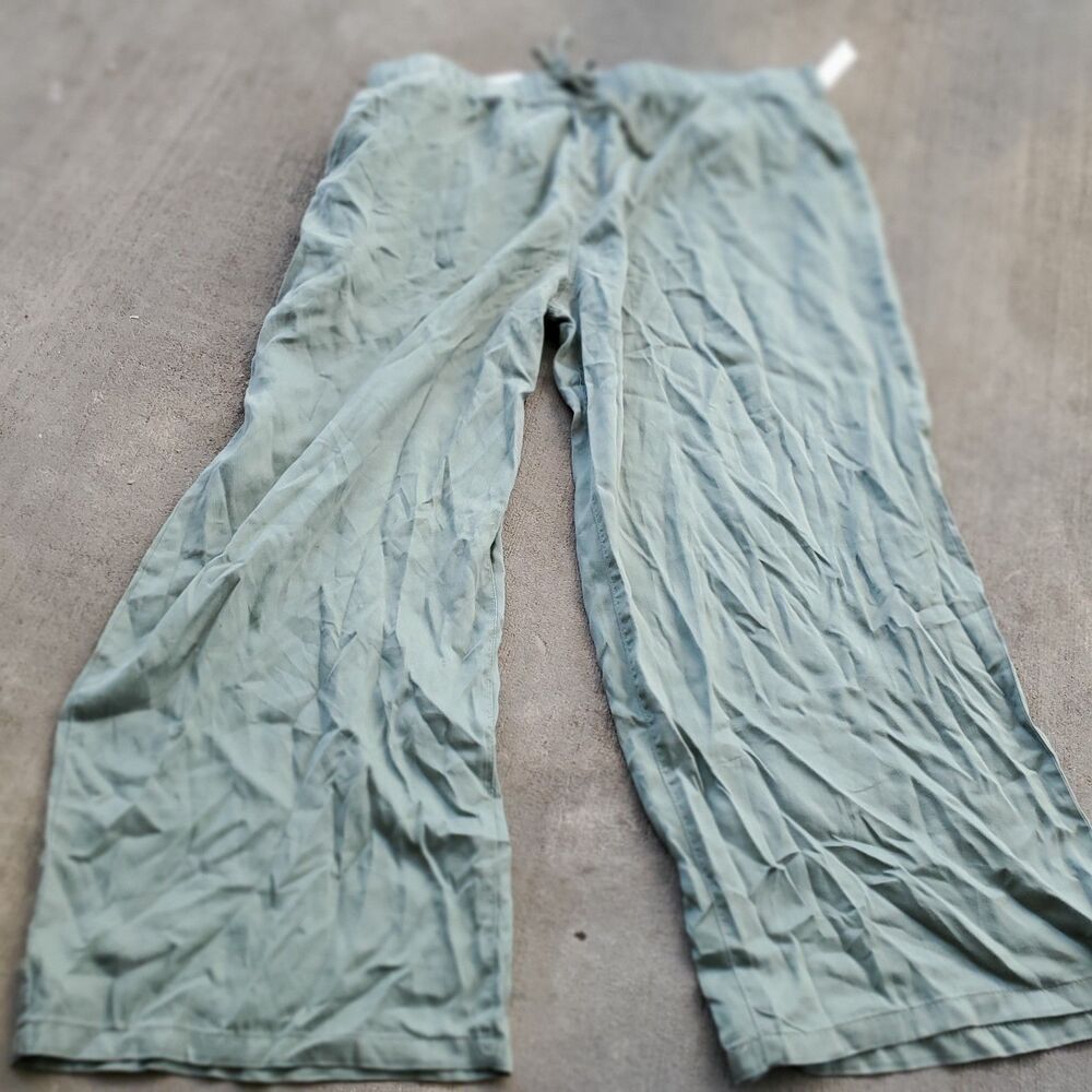 Nine West Women's Lightweight Twill Wide Leg Pants Size 2X